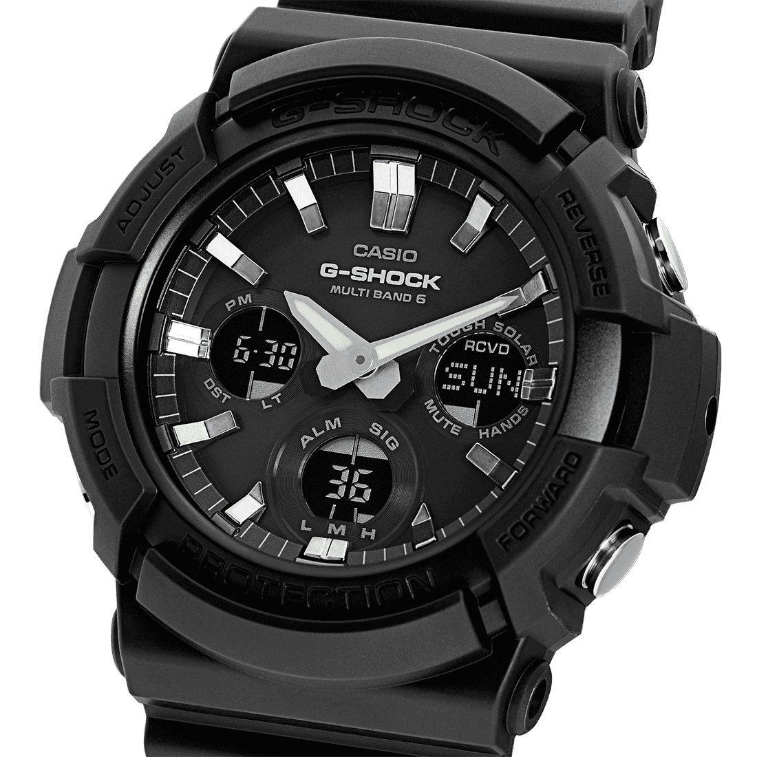 Digital Watch - Casio G-Shock Men's Black Watch GAW-100B-1AER