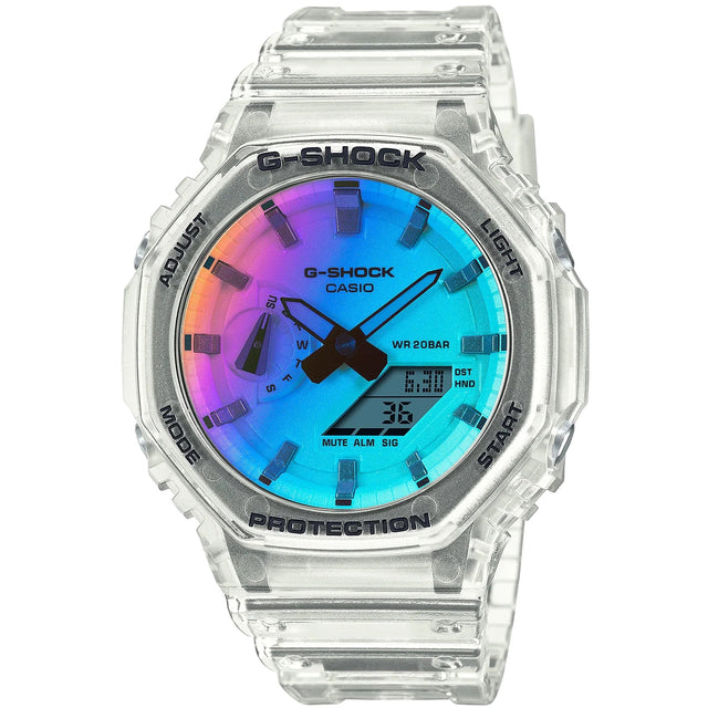 Digital Watch - Casio G-Shock Men's Iridescent Watch GA-2100SRS-7AER