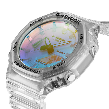 Digital Watch - Casio G-Shock Men's Iridescent Watch GA-2100SRS-7AER