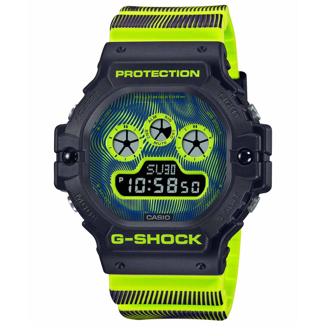 Digital Watch - Casio G-Shock Time Distortion Limited Men's Green Watch DW-5900TD-9ER