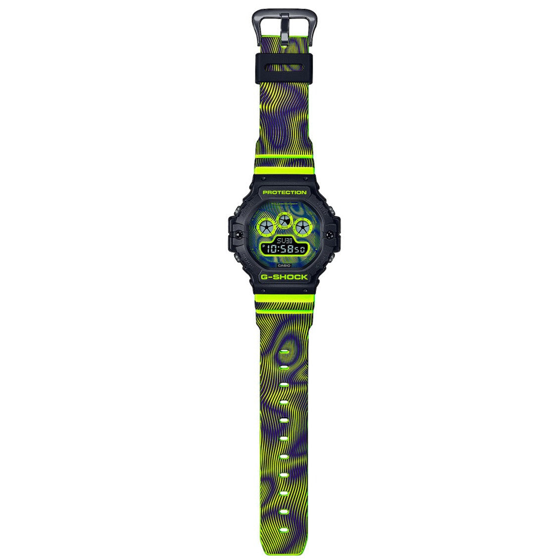 Digital Watch - Casio G-Shock Time Distortion Limited Men's Green Watch DW-5900TD-9ER