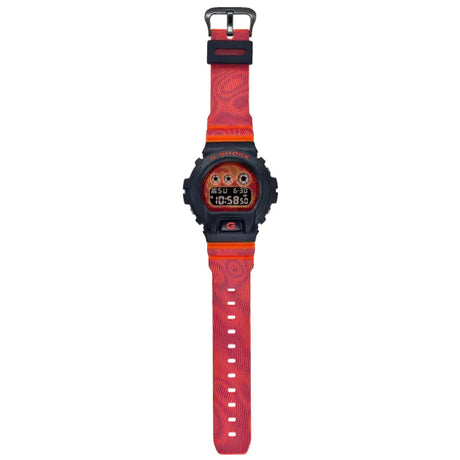 Digital Watch - Casio G-Shock Time Distortion Limited Men's Red Watch DW-6900TD-4ER