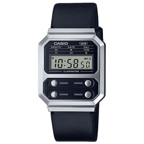 Digital Watch - Casio Vintage Unisex Black Watch A100WEL-1AEF