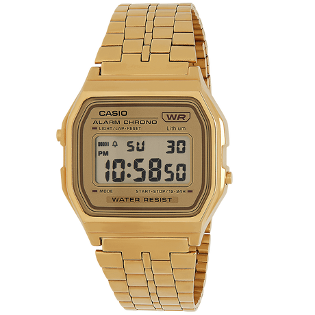 Digital Watch - Casio Vintage Unisex Gold Watch A158WETG-9AEF