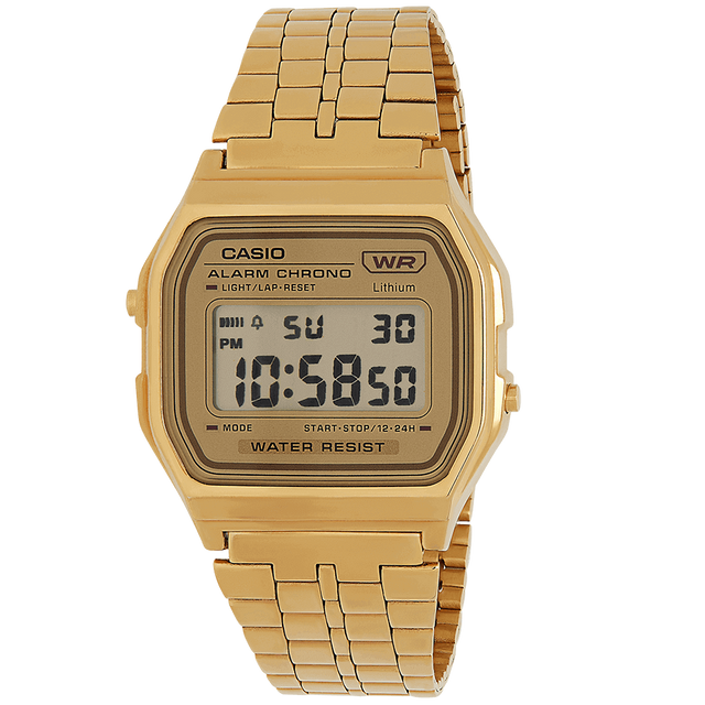 Digital Watch - Casio Vintage Unisex Gold Watch A158WETG-9AEF