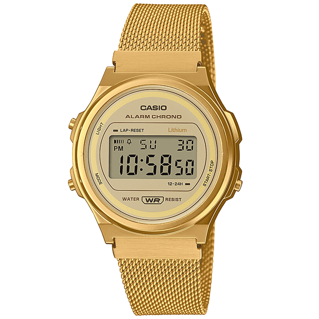 Digital Watch - Casio Vintage Unisex Gold Watch A171WEMG-9AEF