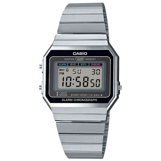 Digital Watch - Casio Vintage Unisex Silver Watch A700WE-1AEF