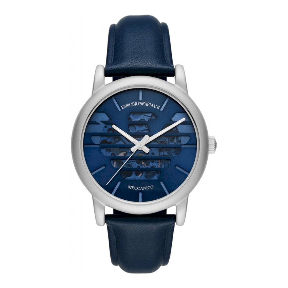 Emporio Armani Men's Automatic Luigi Watch Blue AR60030 - Designer Watch Store