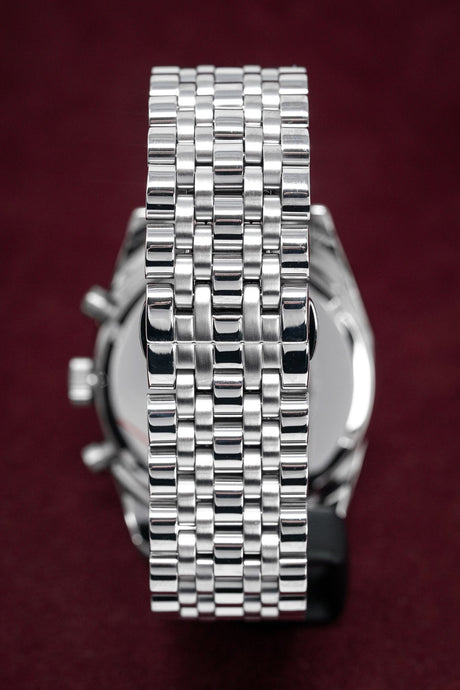 Emporio Armani Men's Tazio Chronograph Watch Steel AR5988 - Designer Watch Store