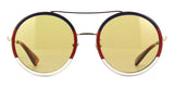 Gucci Unisex Round Sunglasses Multicolour GG0061S 015 56