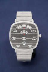 Gucci Watch Grip 38mm Silver YA157410 - Watches & Crystals