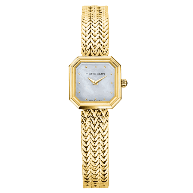 Herbelin Octogone  Ladies Gold Watch 17436/BP19
