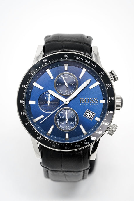 Hugo Boss Men's Watch Chronograph Rafale Blue HB1513391 - Designer Watch Store