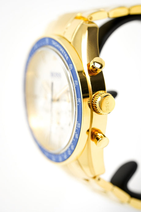 Hugo Boss Men's Watch Chronograph Trophy Gold HB1513631 - Designer Watch Store