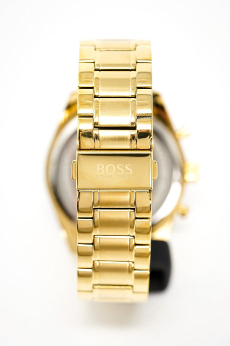 Hugo Boss Men's Watch Chronograph Trophy Gold HB1513631 - Designer Watch Store
