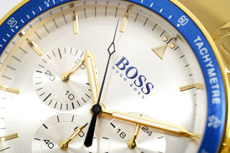 Hugo Boss Men's Watch Chronograph Trophy Gold HB1513631 - Designer Watch Store