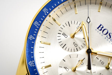 Hugo Boss Men's Watch Chronograph Trophy Gold HB1513631 - Designer Watch Store