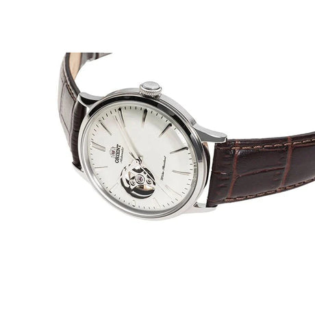 Mechanical Watch - Orient Bambino Open Heart Men's Brown Watch RA-AG0002S10B