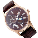 Mechanical Watch - Orient Sun And Moon Men's Brown Watch RA-AK0009T10B