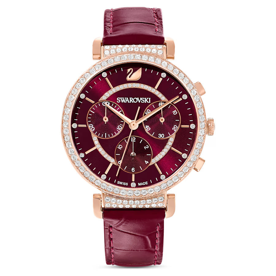 Swarovski Watch Passage Chrono Red