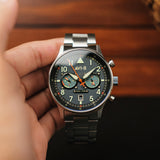 Pilot Watch - AVI-8 Carey Dual Time Gutersloh Watch AV-4088-22