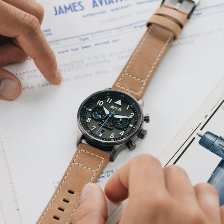 Pilot Watch - AVI-8 Carey Dual Time Orissa Watch AV-4088-04