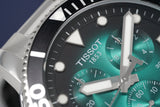 Tissot Chronograph Men's Watch SEASTAR 1000 Green T1204171109101 - Designer Watch Store