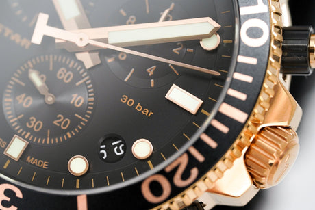 Tissot Chronograph Watch SEASTAR 1000 Rose Gold T1204173705100 - Designer Watch Store