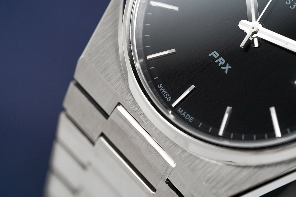 Tissot Men's Watch PRX Black T1374101105100 - Designer Watch Store