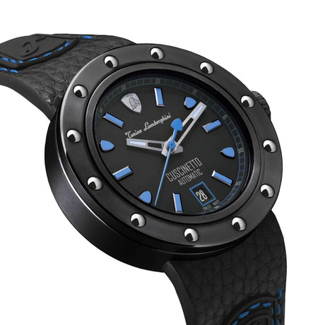 Tonino Lamborghini Cuscinetto Date Blue - Designer Watch Store