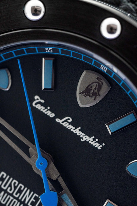 Tonino Lamborghini Cuscinetto Date Blue - Designer Watch Store