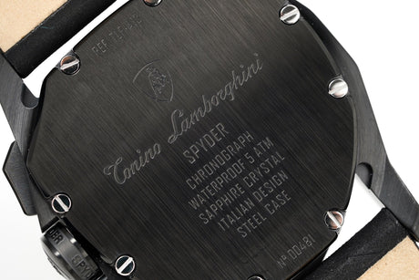 Tonino Lamborghini Men's Chronograph Watch New Spyder Black TLF-A13-5 - Designer Watch Store