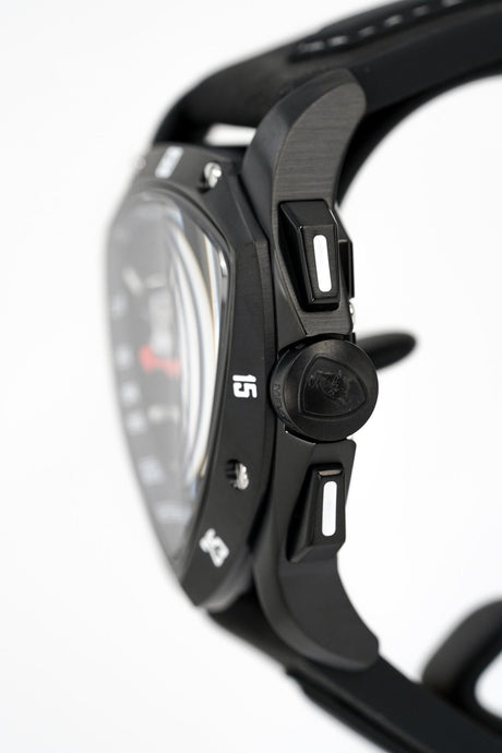 Tonino Lamborghini Men's Chronograph Watch New Spyder Black TLF-A13-5 - Designer Watch Store