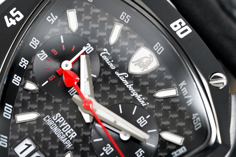 Tonino Lamborghini Men's Chronograph Watch New Spyder Black TLF-A13-5 - Designer Watch Store