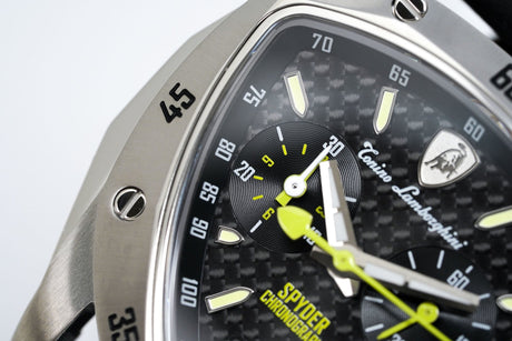 Tonino Lamborghini Men's Chronograph Watch New Spyder Green TLF-A13-3 - Designer Watch Store