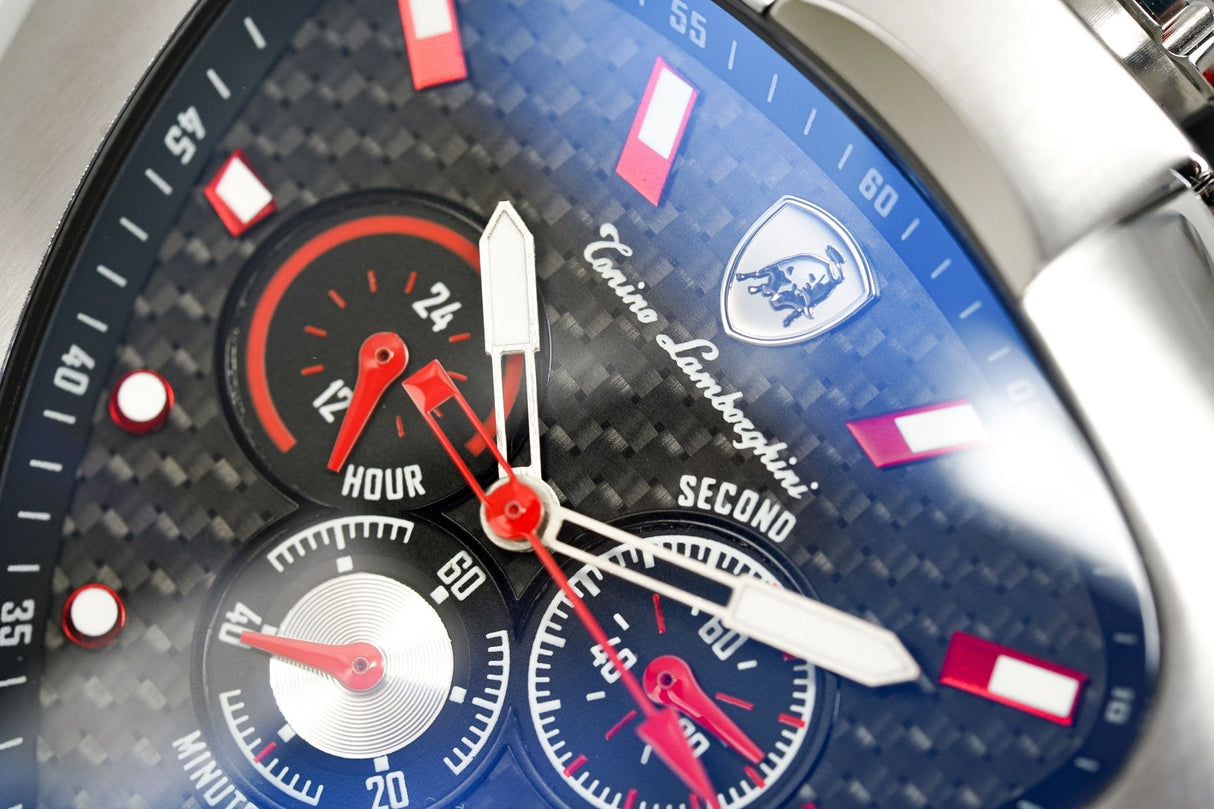 Tonino Lamborghini Men's Chronograph Watch Spyder 12H Red T20CH-A - Designer Watch Store