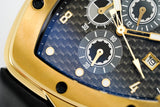 Tonino Lamborghini Men's Chronograph Watch Spyder Horizontal Yellow Gold T20SH-B - Designer Watch Store