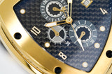 Tonino Lamborghini Men's Chronograph Watch Spyder Horizontal Yellow Gold T20SH-B - Designer Watch Store