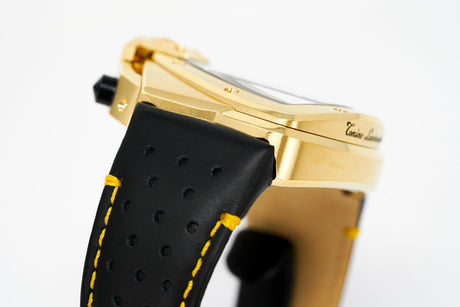 Tonino Lamborghini Men's Chronograph Watch Spyder Horizontal Yellow Gold T20SH-B - Designer Watch Store