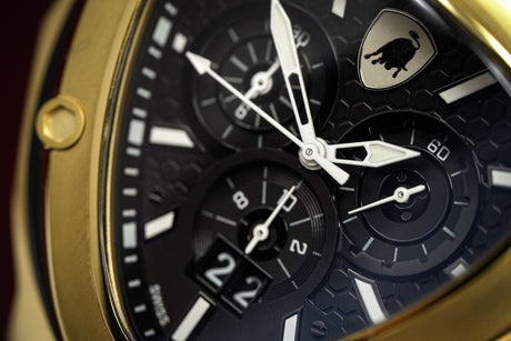 Tonino Lamborghini Spyder X Chronograph Date Gold - Designer Watch Store