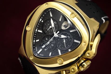 Tonino Lamborghini Spyder X Chronograph Date Gold - Designer Watch Store