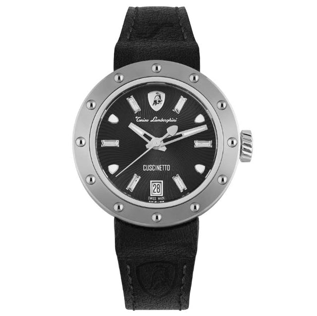 Tonino Lamborghini Watch Cuscinetto Lady Black TLF-A05-1 - Designer Watch Store