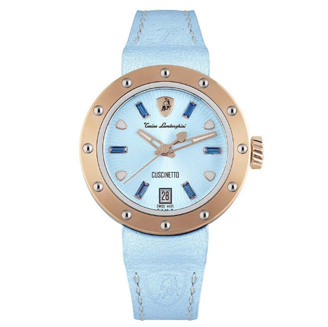 Tonino Lamborghini Watch Cuscinetto Lady Blue TLF-A05-3 - Designer Watch Store