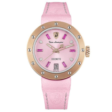 Tonino Lamborghini Watch Cuscinetto Lady Pink TLF-A05-4 - Designer Watch Store