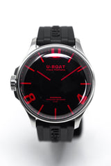 U-Boat Darkmoon 44 Red Sapphire Steel - 2021 EDITION 8465/B - Designer Watch Store