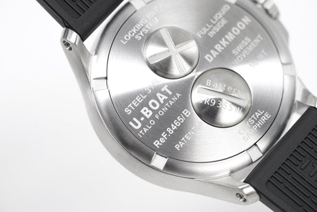 U-Boat Darkmoon 44 Red Sapphire Steel - 2021 EDITION 8465/B - Designer Watch Store