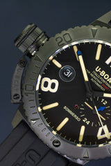 U-Boat Sommerso 46 Diver Date Black DLC - Designer Watch Store