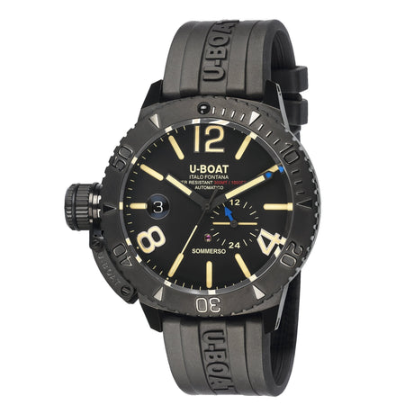 U-Boat Sommerso 46 Diver Date Black DLC - Designer Watch Store