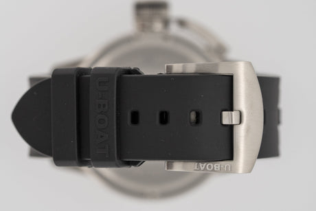 U-Boat Sommerso Diver Black Silicone Strap - Designer Watch Store