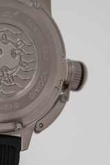 U-Boat Sommerso Diver Black Silicone Strap - Designer Watch Store